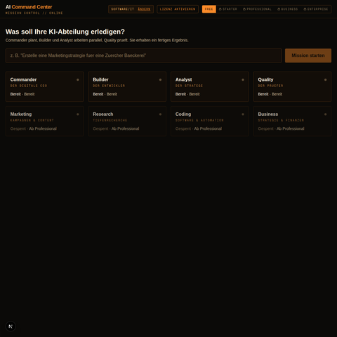 ENTERPRISE AI – Individuelle KI-Infrastruktur (ab 10'000/Monat)